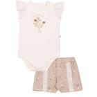 Conjunto Body e Short Fem Bebê Nini e Bambini M