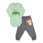 Conjunto Body Manga Longa Baby Duck Comfort Lago Verde21