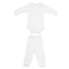 Conjunto Body Underwear Thermo Dry Baby - Unissex - Branco Perolado