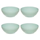 Conjunto Bowl Oriental Redondo 1,2L Verde com 4 Peças em Polipropileno Linha Tendências VEM