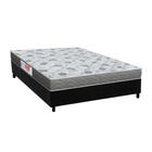 Conjunto Box Casal: Colchão Espuma Orthoflex D45 Comfortpedic + Base CRC Suede Black (138x188)