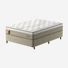 Conjunto Box Viúva Mola Ensacada Probel Turim (128x188x54cm) Branco