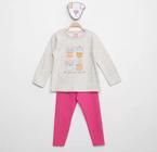 Conjunto Brandili Infantil em Moletom Menina "Me Veja Crescer"