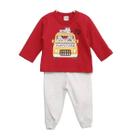 Conjunto Brandili Infantil em Moletom Menino Carro com Cachorrinhos