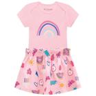 Conjunto Brandili Malha Arco-Íris Bebê - Brandili Baby