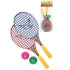 Jogo de Peteca Badminton Kit com 2 Raquetes 2 Bola infantil - DaiCommerce