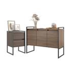 Conjunto Buffet e Gaveteiro Industrial Paris Affara