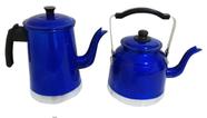 Conjunto Bule 1.7L, Chaleira 1.7L Azul Esmaltado Belmar