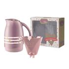 Conjunto Bule Térmico 700mL c/ Suporte para Filtro de Café 102 Sanremo SR1011-60 Rosa