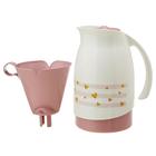 Conjunto Bule Térmico 700ml + Suporte Filtro De Café - Rosa