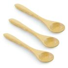 Conjunto C/3 Colheres De Chá Em Bambu