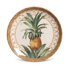 CONJUNTO C/ 6 PRATOS DE SOBREMESA COUP PINEAPPLE NATURAL Ø 20,5 cm