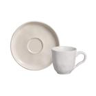 CONJUNTO C/ 6 XÍCARAS DE CAFÉ C/ 6 PIRES BIO STONEWARE CLAY 120ml - Porto Brasil Cerâmica