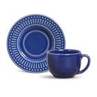CONJUNTO C/ 6 XÍCARAS DE CHÁ C/ 6 PIRES ROMA AZ NAVY 161 ml