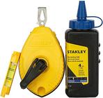 Conjunto Caixa Giz Stanley Azul, Nível Plástico - 113ml, 3 Pçs