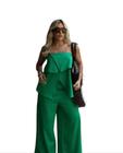 Conjunto Calça Helen Elva 0563 - G Verde Bandeira