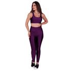 Conjunto Calça Legging e Top com Bojo Removível 3D Academia Fitness Barbara