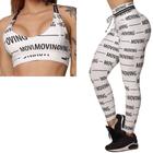 Conjunto Calca Legging Empina Bumbum + Top Logomania Moving - Moving Fitness