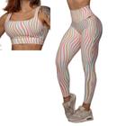 Conjunto Calca Legging Jump Comum ColorsWave + Top Moving - Moving Fitness