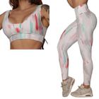 Conjunto Calca Legging Just + Top Mark Moving Fitness