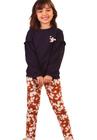 Conjunto Calça Moletom Infantil Azul Bugbee