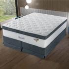 Conjunto cama box casal nature confort - cristalflex