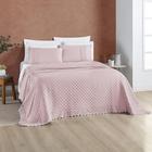 Conjunto Cama Casal Queen Size Bordado Inglês London 200 Fios - JM ENXOVAIS