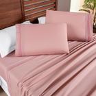 Conjunto Cama Casal Queen Size Cherry Bordado Inglês 200 - De Luca Enxovais