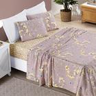 Conjunto Cama Queen Size Florença 200 Fios Lavanda - De Luca Enxovais