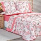 Conjunto Cama Solteiro Estampada Dupla Face La Carneiro Luxo