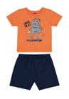 Conjunto Camiseta e Bermuda Bebê Menino Bee Loop