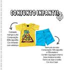 Conjunto Camiseta e Bermuda Infantil Menino