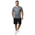 Conjunto Camiseta e Bermuda Masculina Ultraleve Corrida Academia Confortável Esportivo