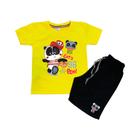 Conjunto Camiseta e Short Infantil Urso Panda Basquete Super Qualidade