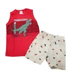 Conjunto Camiseta Regata com Bermuda Tyrannosauros Rovitex