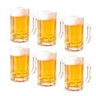 Conjunto Caneca De Vidro Chopp Cerveja 400Ml Kit 6 Peças