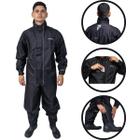 Conjunto Capa de Chuva Masculina Nylon Pioneira - Tamanho XG - Storm - Preto