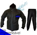 Conjunto Capa De Chuva Para Motoqueiro Nave Combat Pvc