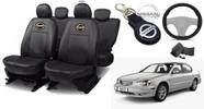 Conjunto Capas de Couro Nissan Maxima 1996 a 1997 + Capa de Volante + Chaveiro Nissan