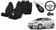 Conjunto Capas Premium Personalizado HB20 12-16 +(Capa Volante) + Chaveiro