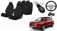 Conjunto Capas Premium Personalizado ix35 10-16 +(Capa Volante) + Chaveiro