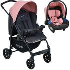 Conjunto Carro Ecco Cz Rosa Com Bebê Conforto - Burigotto