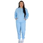 Conjunto Casaco e Calça Moletom Feminino Proxy CMF-200/PB