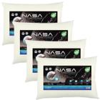 Conjunto Casal 4 Travesseiros Nasa X Alto Duoflex Viscoelástico - Travesseiro da NASA DOUFLEX