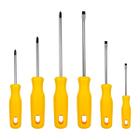 Conjunto Chaves Fenda e Phillips Ponta Magnetizada 6 Peças 