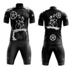 Conjunto Ciclismo Camisa e Bermuda C/ Forro Gel