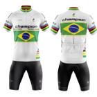 Conjunto Ciclismo Camisa e Bermuda C/ Proteção UV e Forro em Gel - XFreedom