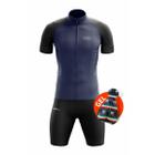 Conjunto Ciclismo Masculino Fresh Forro em Gel MTB Pedal Bike