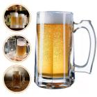 Conjunto Com 6 Canecas De Chopp Copo Cerveja De Vidro 370 ML - Clink