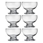 Conjunto com 6 Taças para Sobremesa Paulista em Vidro 220ml - Nadir